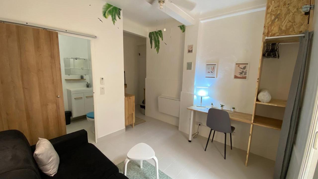 Studio "Les Cactus" Avec Terrasse A 5 Min A Pied De La Plage Ницца Экстерьер фото