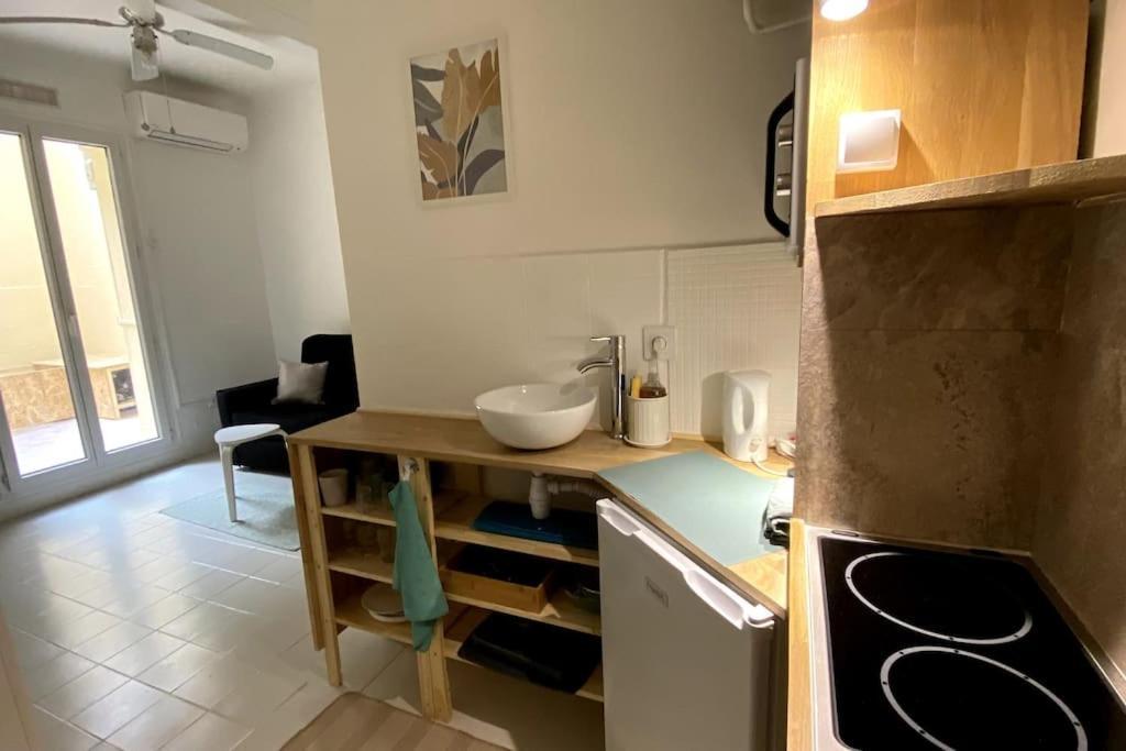 Studio "Les Cactus" Avec Terrasse A 5 Min A Pied De La Plage Ницца Экстерьер фото